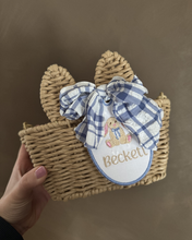 Load image into Gallery viewer, Personalized Bunny Tag Easter Basket