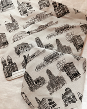 Load image into Gallery viewer, The Roaming Buffalo Art x Buffalo Dapper Paws | Buffalo Buildings Bandana