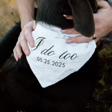 Load image into Gallery viewer, White Hibiscus Wedding Bandana