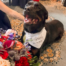 Load image into Gallery viewer, White Hibiscus Wedding Bandana