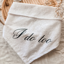 Load image into Gallery viewer, Embroidered Floral Wedding Bandana