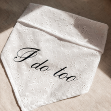 Load image into Gallery viewer, Embroidered Floral Wedding Bandana