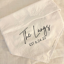 Load image into Gallery viewer, White Hibiscus Wedding Bandana