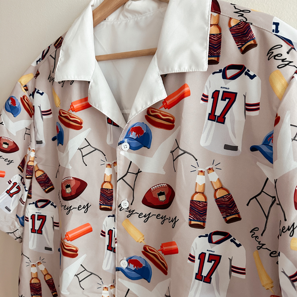 Buffalo Tailgate Unisex Button Down Shirt