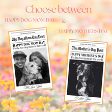 Load image into Gallery viewer, SHIPPING OPTION* Mother’s Day / Dog Mom Day Gift Set –  Floral Dog Biscuits &amp; Optional Custom Pet Portrait
