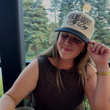 Load image into Gallery viewer, Ask me about my dog embroidered hat
