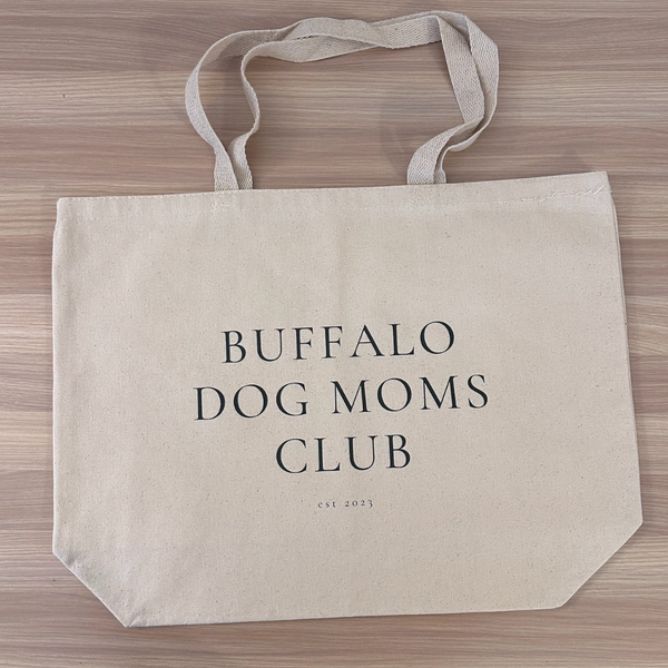 Buffalo Dog Moms Club Jumbo Tote Bag