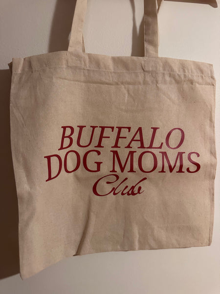 dog mom club tote bag