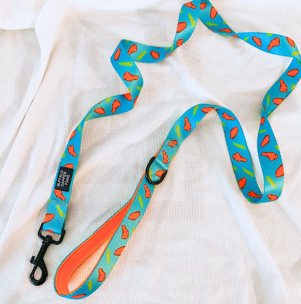 Teal Chicken Wing Leash