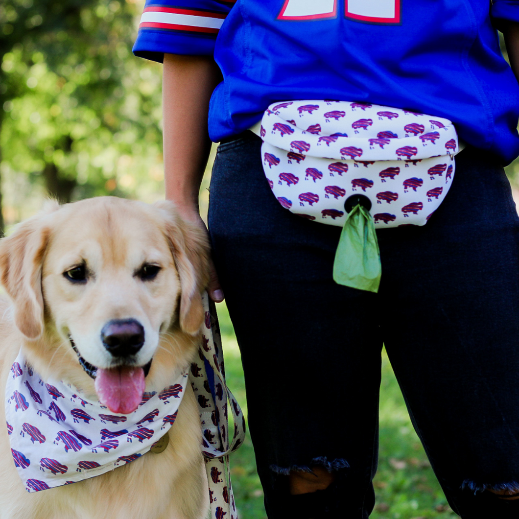 Buffalo Fanny Pack with Poop Bag Dispenser