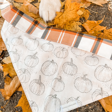 Load image into Gallery viewer, Pumpkin Flannel - Double Sided
