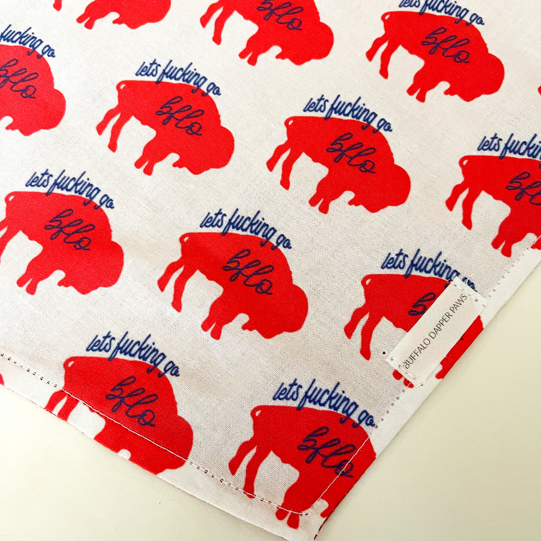 Zubaz pattern Dog Bandana | Buffalo Dapper Paws