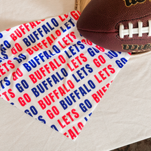 Load image into Gallery viewer, Blue and red lets go buffalo
