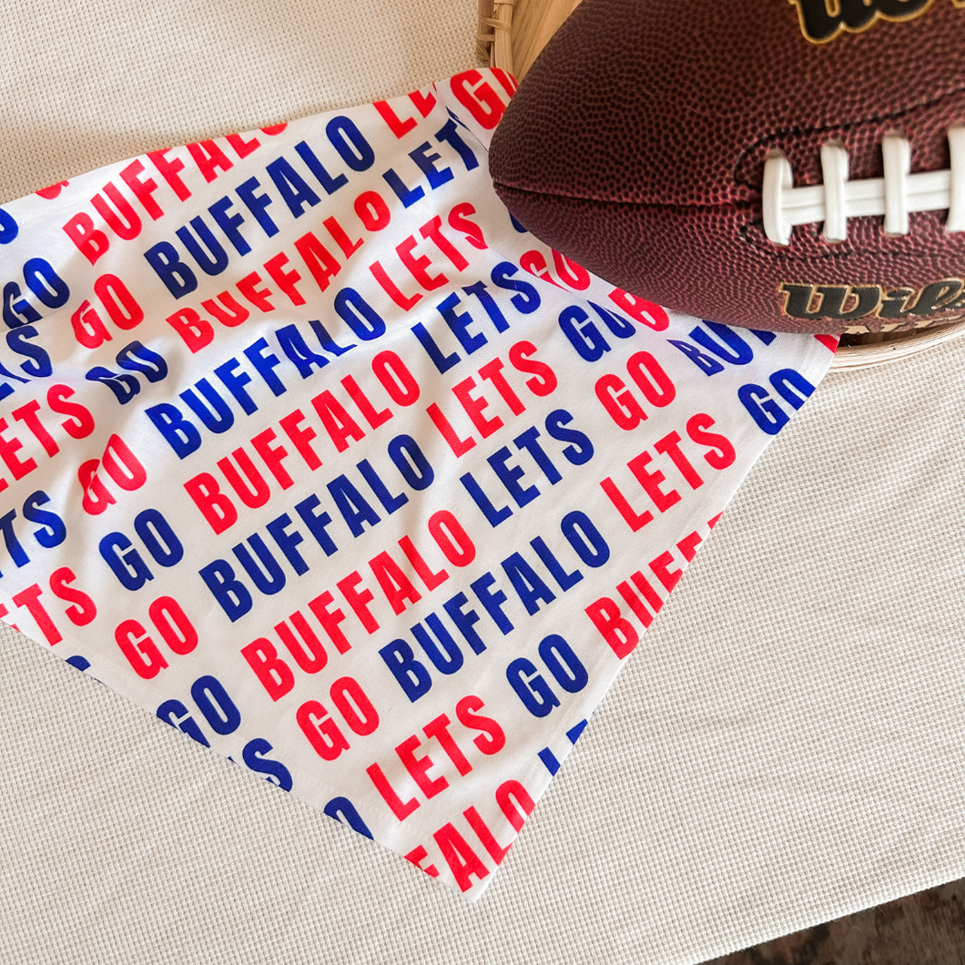 Blue and red lets go buffalo